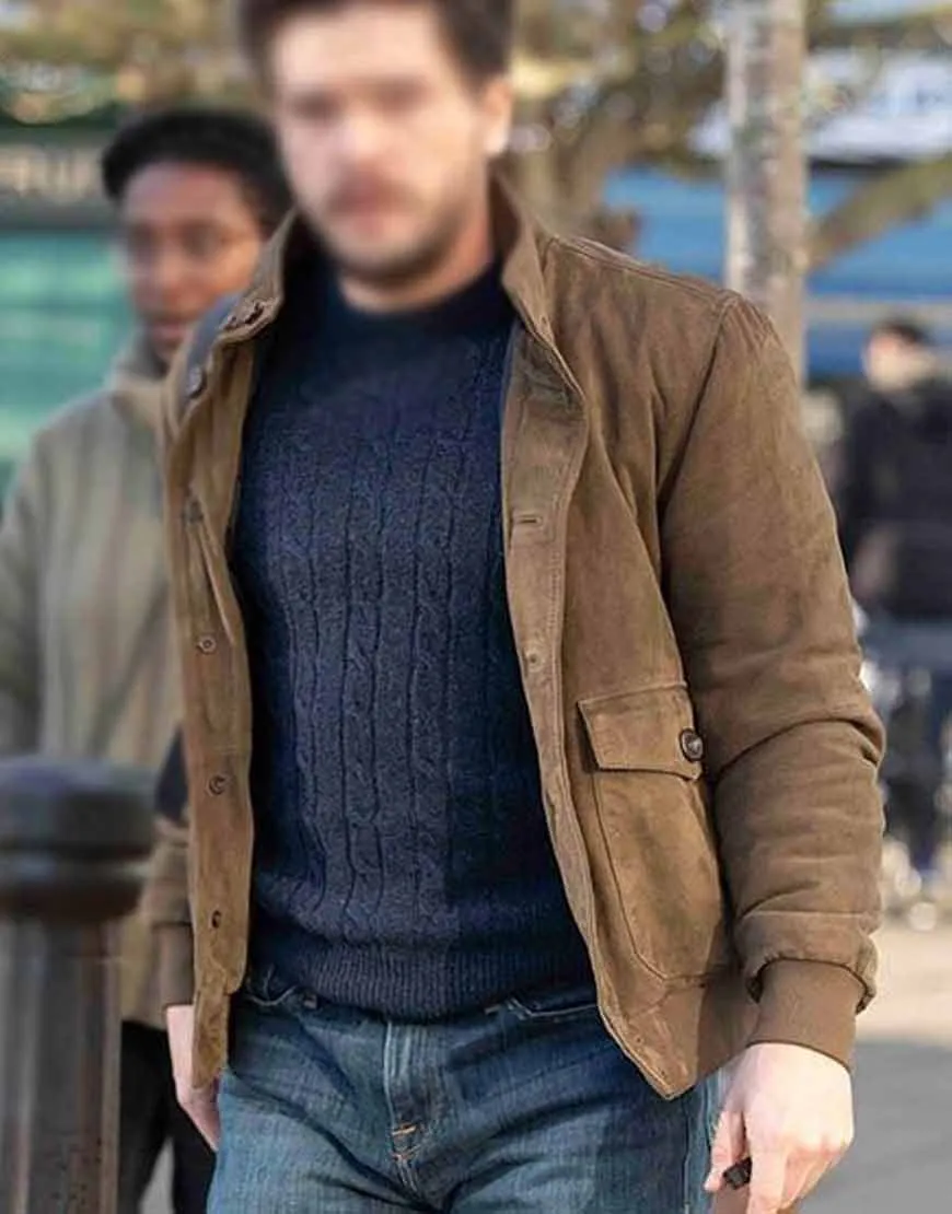 Eternals 2021 Kit Harington Suede Jacket | Dane Whitman Suede Jacket