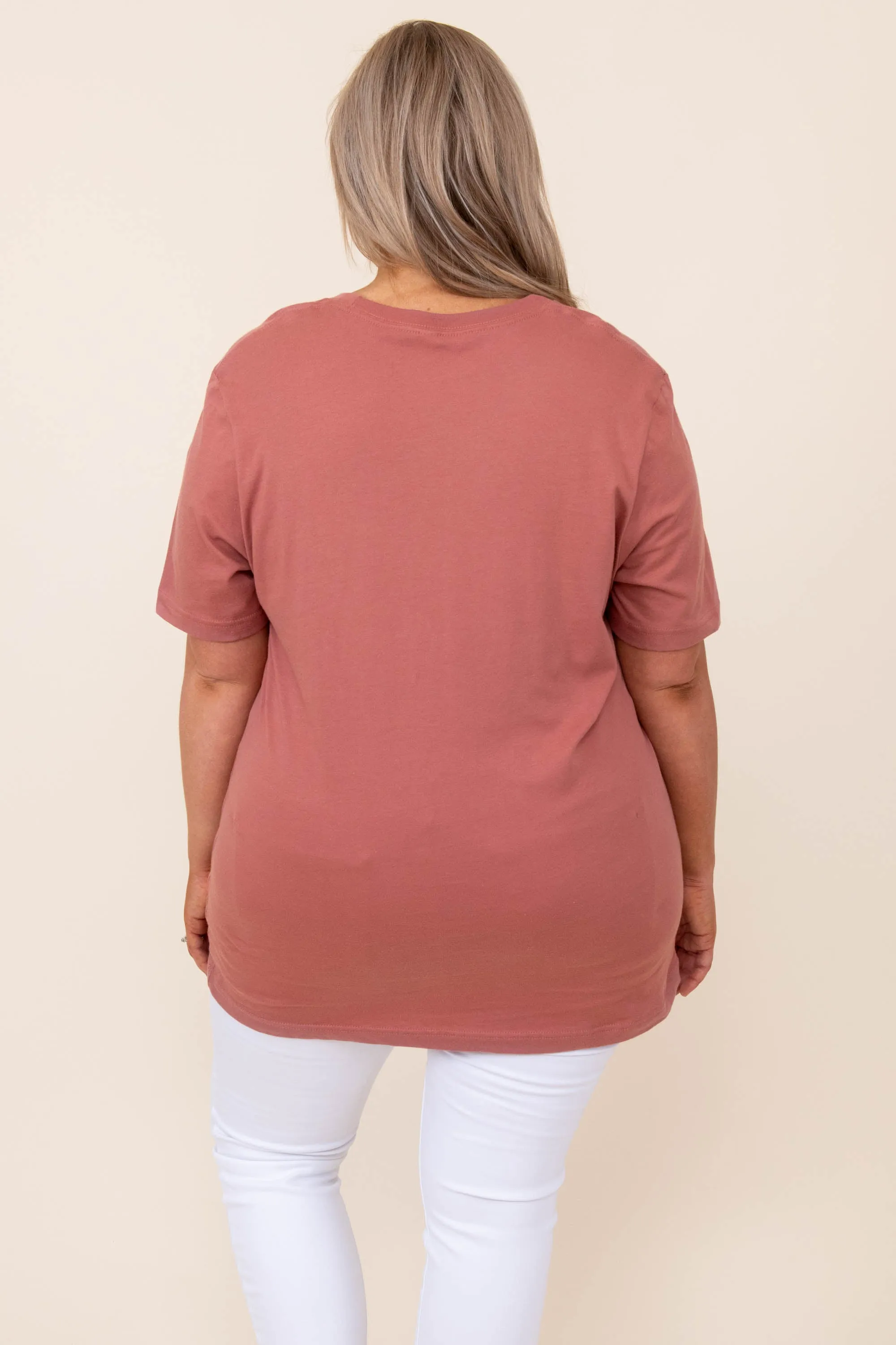 Ever Bloom Tee, Mauve