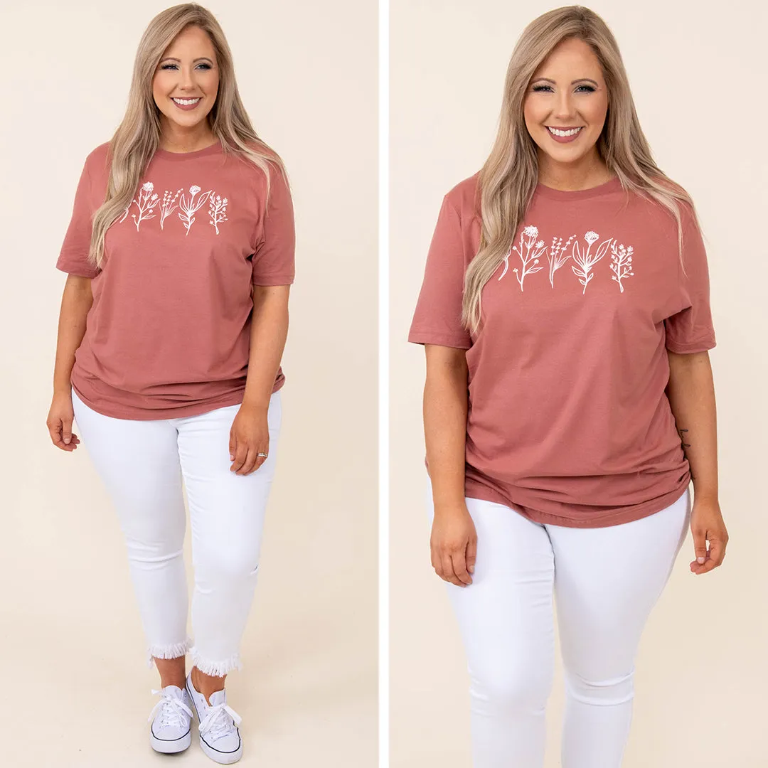 Ever Bloom Tee, Mauve