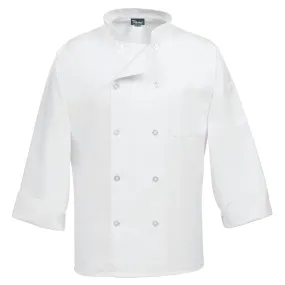 Fame C10P-3/4 10 Button 3/4 Sleeve Chef Coat - White