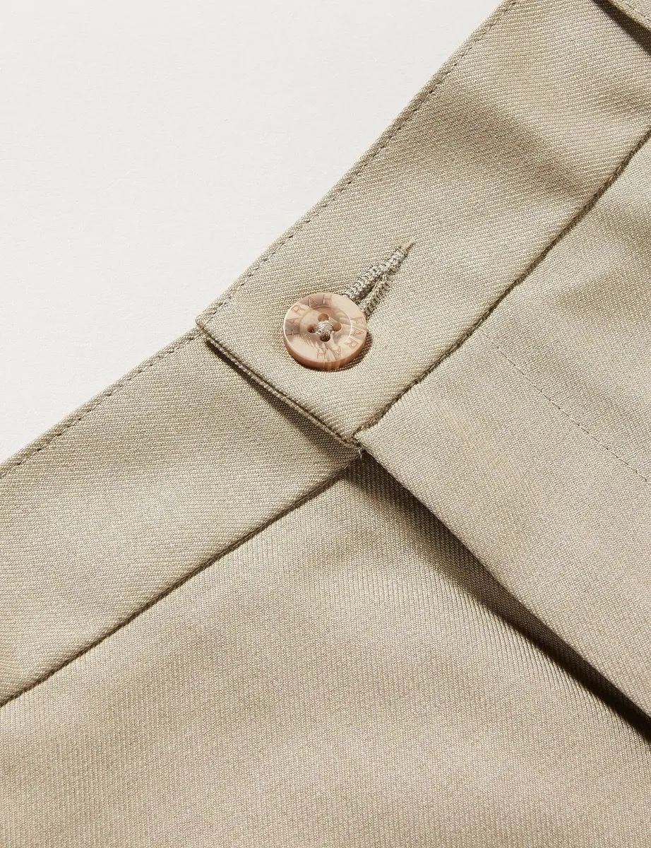 Farah Flexi Waist Trousers Soft Taupe