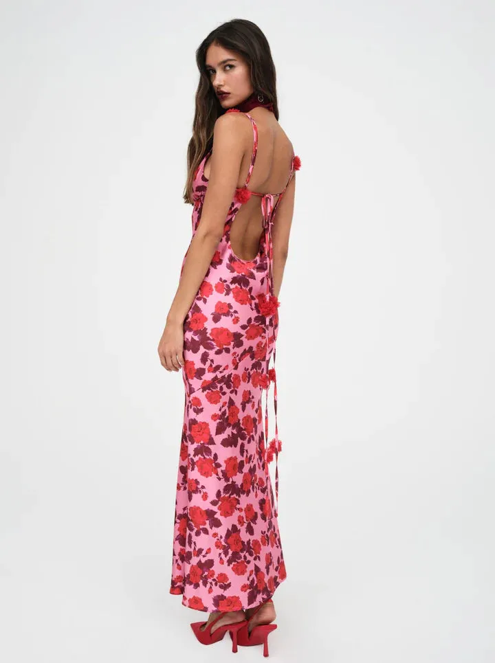 For Love & Lemons - Huda Maxi Dress - Pink