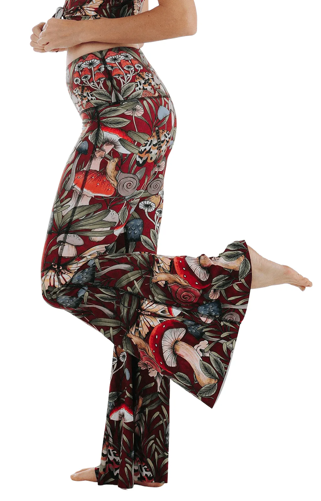 Fun Gal Printed Bell Bottoms