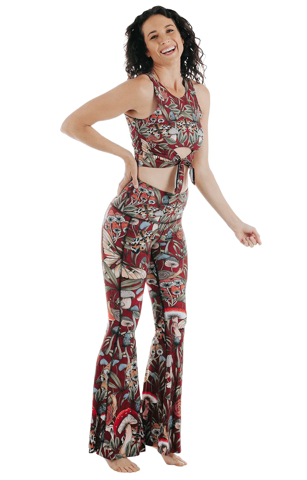 Fun Gal Printed Bell Bottoms