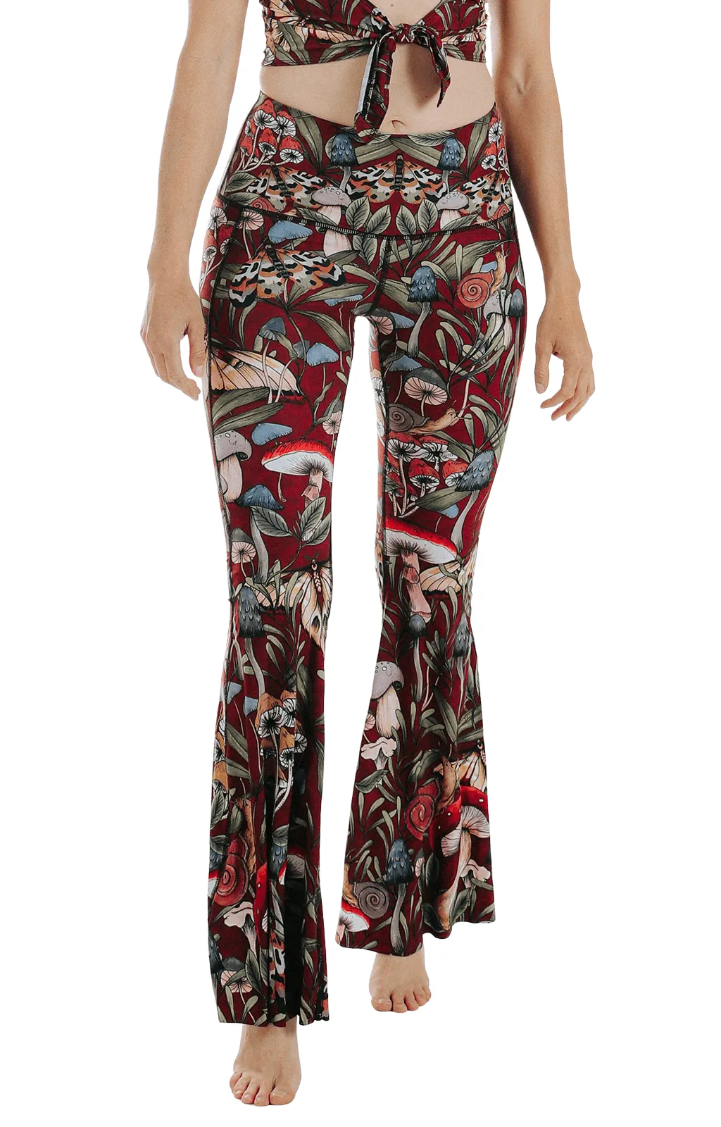 Fun Gal Printed Bell Bottoms