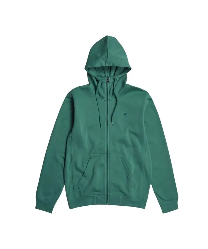 G-Star Premium Core Zip Hood Sweatshirt | Green D16122-C235-G282 at kular fashion