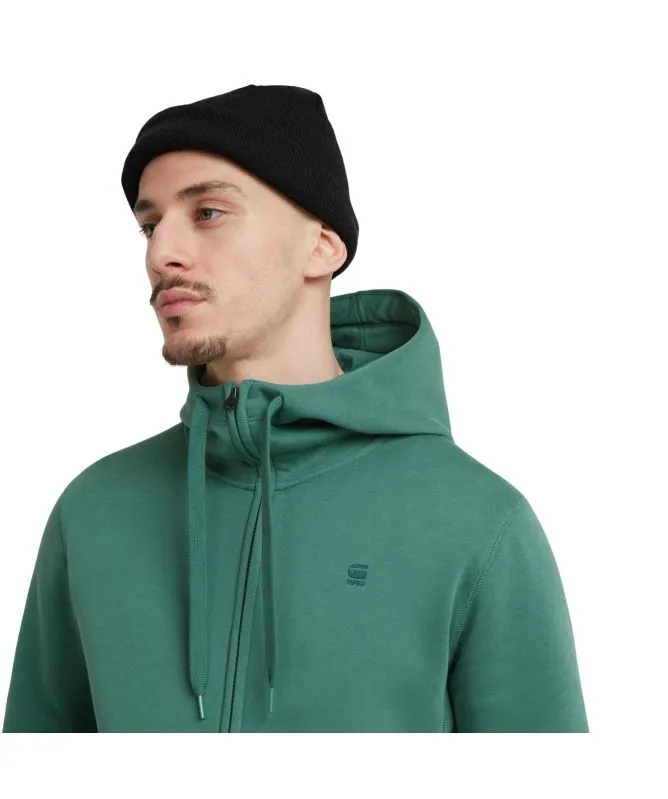 G-Star Premium Core Zip Hood Sweatshirt | Green D16122-C235-G282 at kular fashion