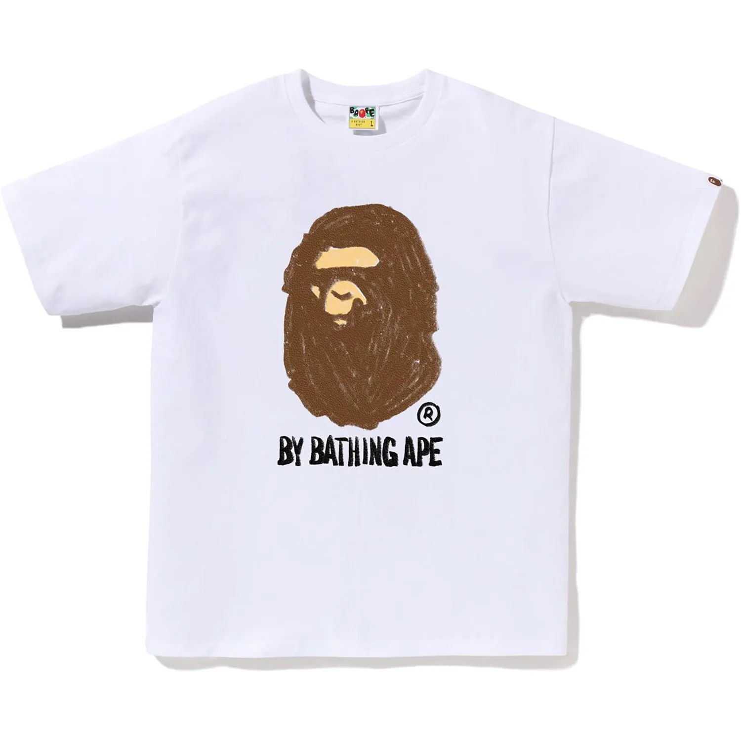 HAND DRAW BY BATHING APE TEE MENS