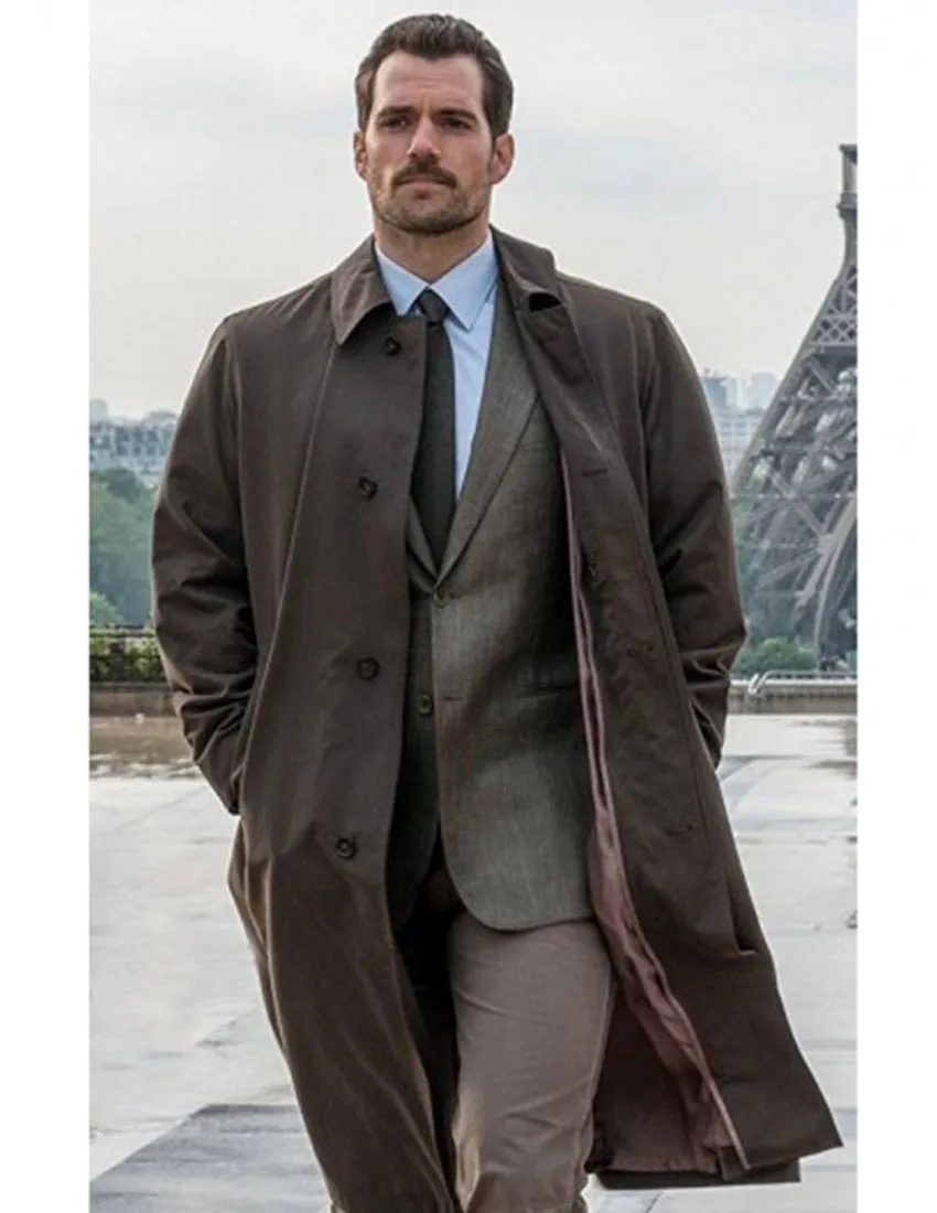 Henry Cavill Mission Impossible Fallout August Walker Coat - Ujackets