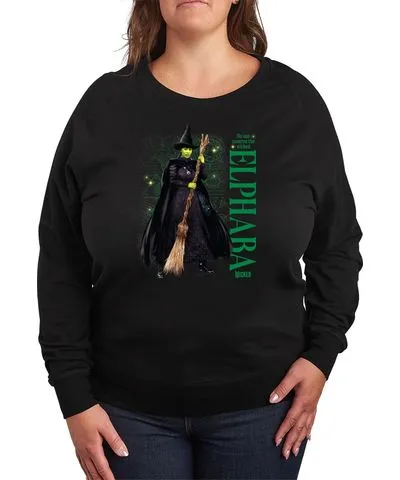 Hybrid Apparel Plus Size Wicked Elphaba Graphic Pullover T-Shirt