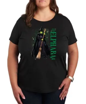 Hybrid Apparel Plus Size Wicked Elphaba Graphic Tee