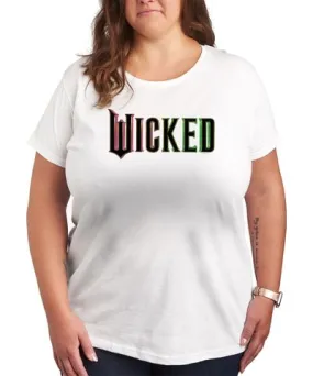 Hybrid Apparel Plus Size Wicked Elphaba Theatrical Logo Graphic Tee