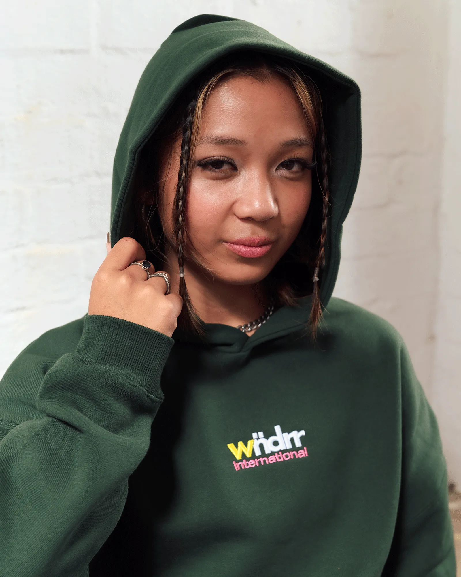 INT HOOD SWEAT - FOREST GREEN