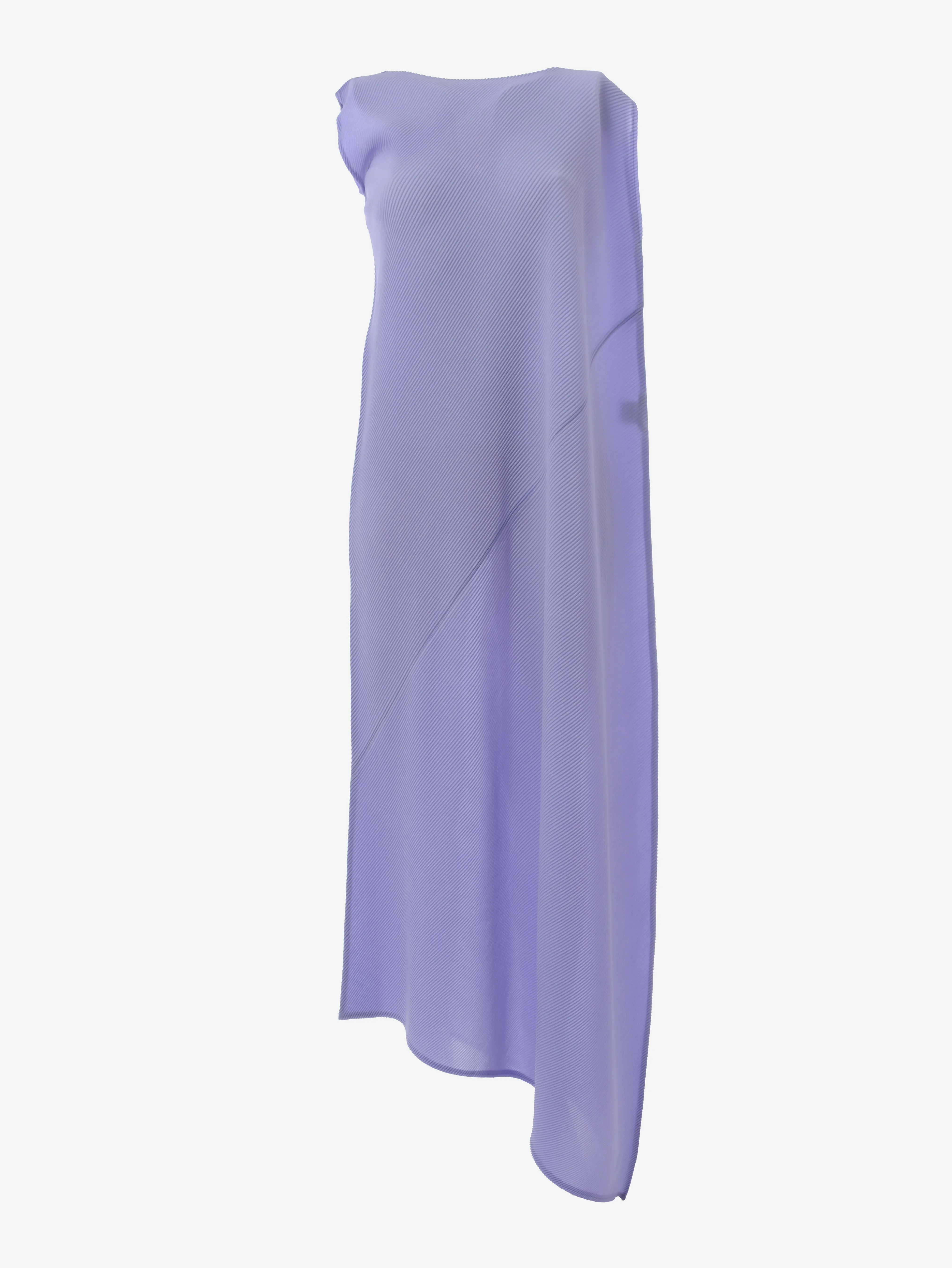 Issey Miyake Lilac Plissè Maxi Dress