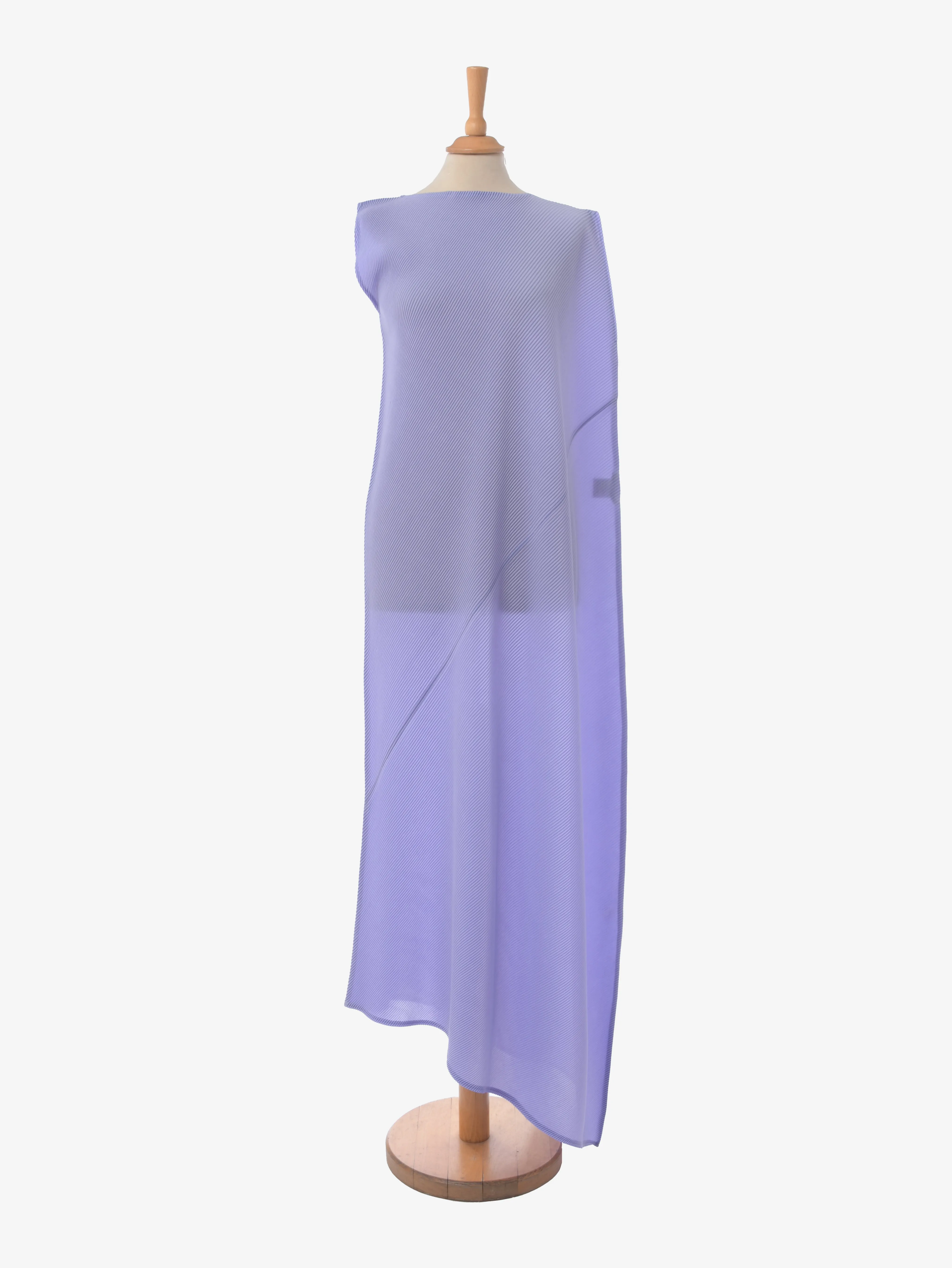 Issey Miyake Lilac Plissè Maxi Dress