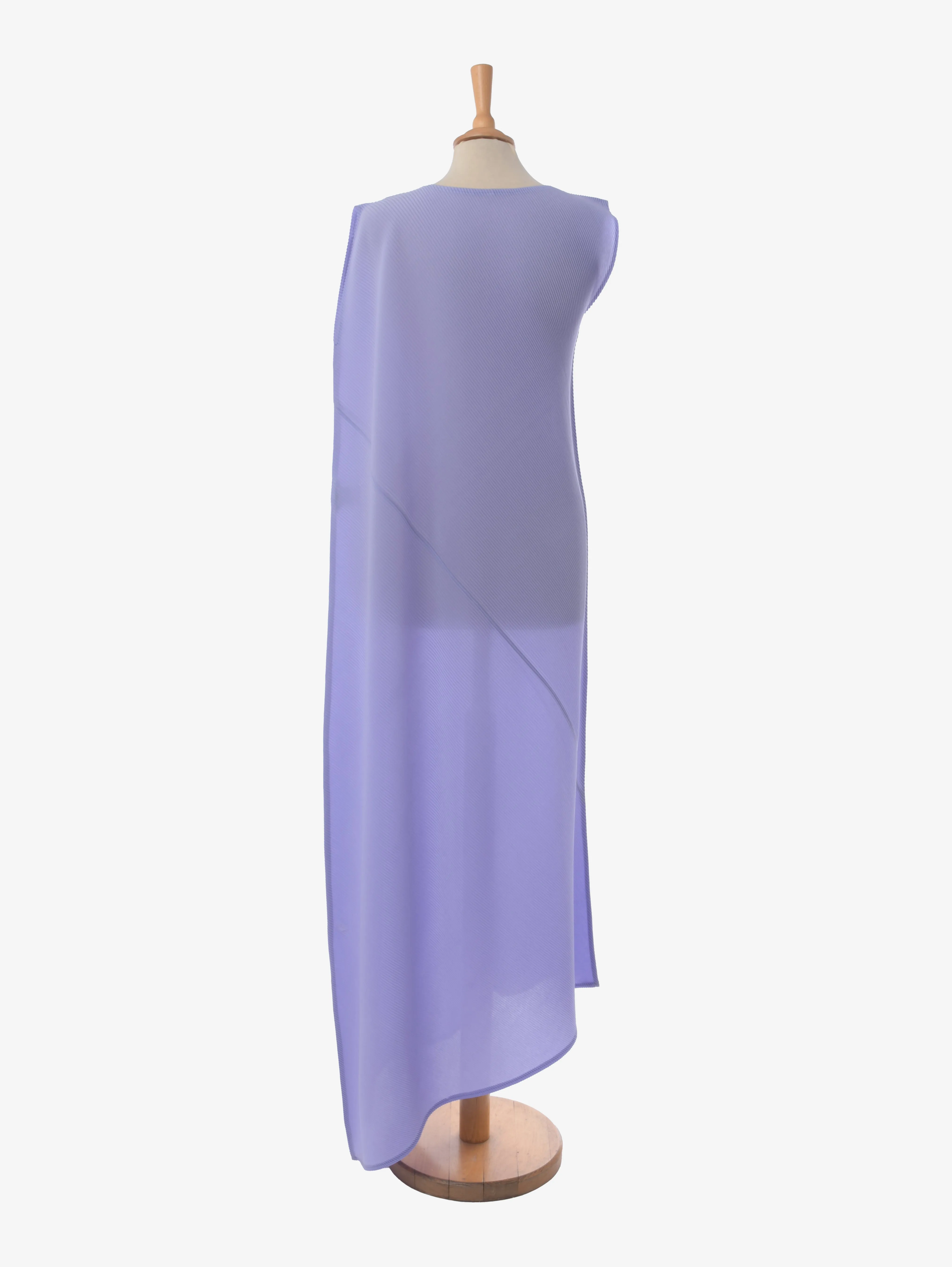 Issey Miyake Lilac Plissè Maxi Dress