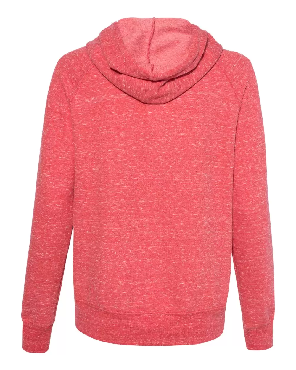 Jerzees 92WR Women's Snow Heather French Terry Full-Zip Hood Sweatshirt SKU: 92WR