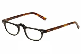 John Varvatos V804 Reading Glasses Men's Black Full Rim +2.00