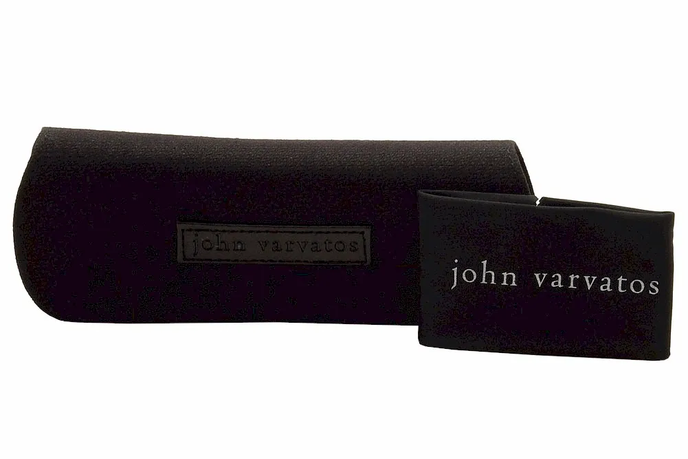 John Varvatos V804 Reading Glasses Men's Black Full Rim +2.00