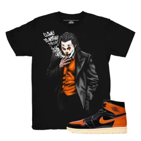 Jordan 1 Shattered Backboard Clout Clown Shirt