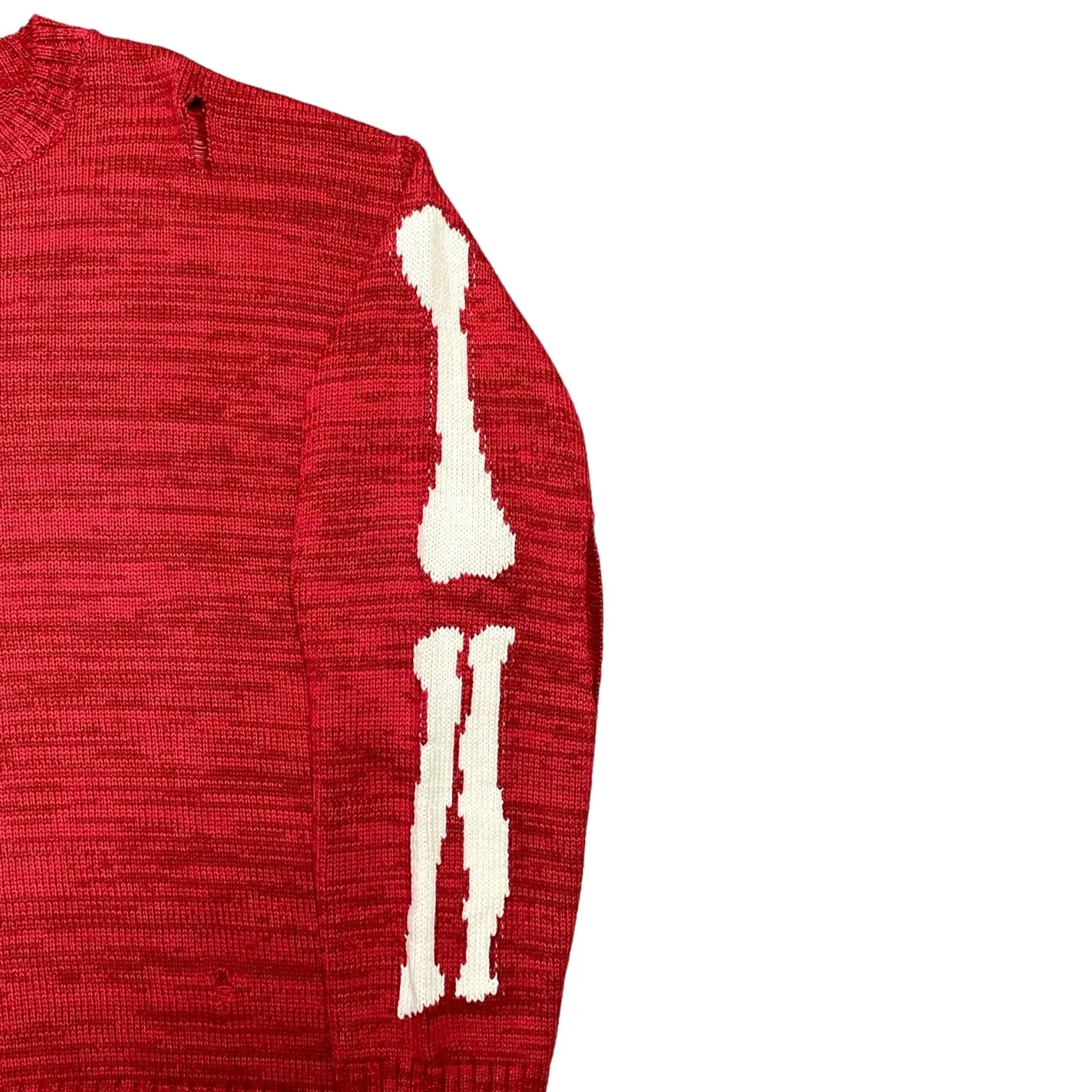 Kapital Bone Knit Sweater Red