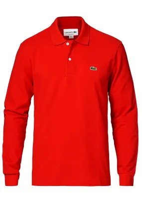 Lacoste Classic L/S Polo Piké Red