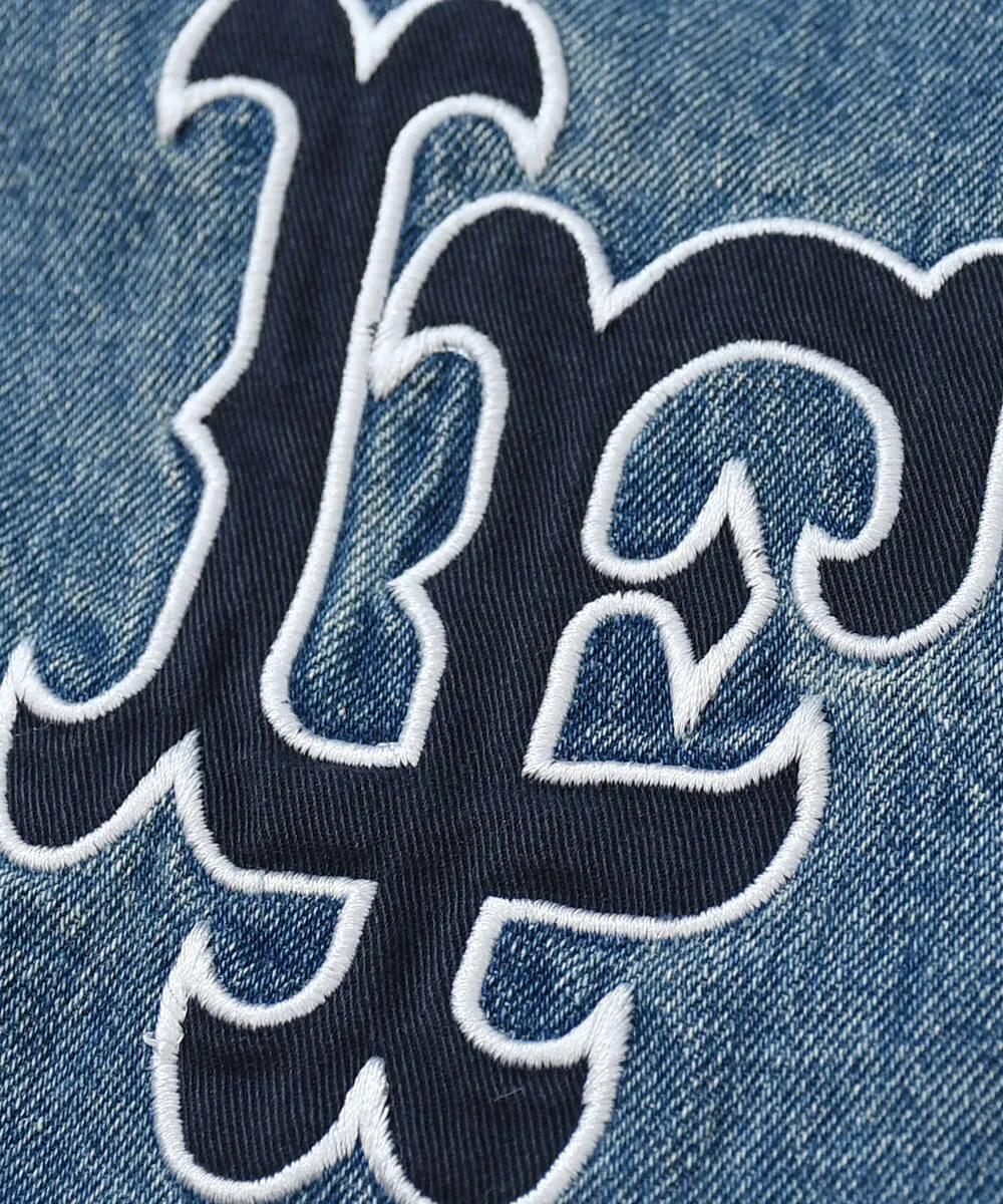 Lafayette LF Logo Washed Denim Coach Jacket Denim