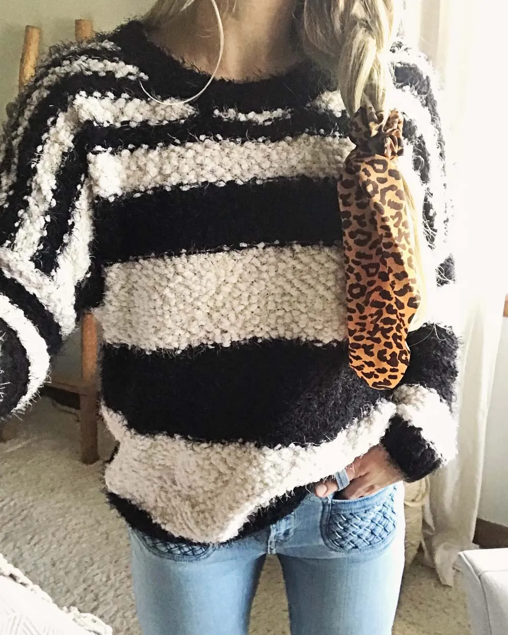 Layla Cozy Stripe Sweater