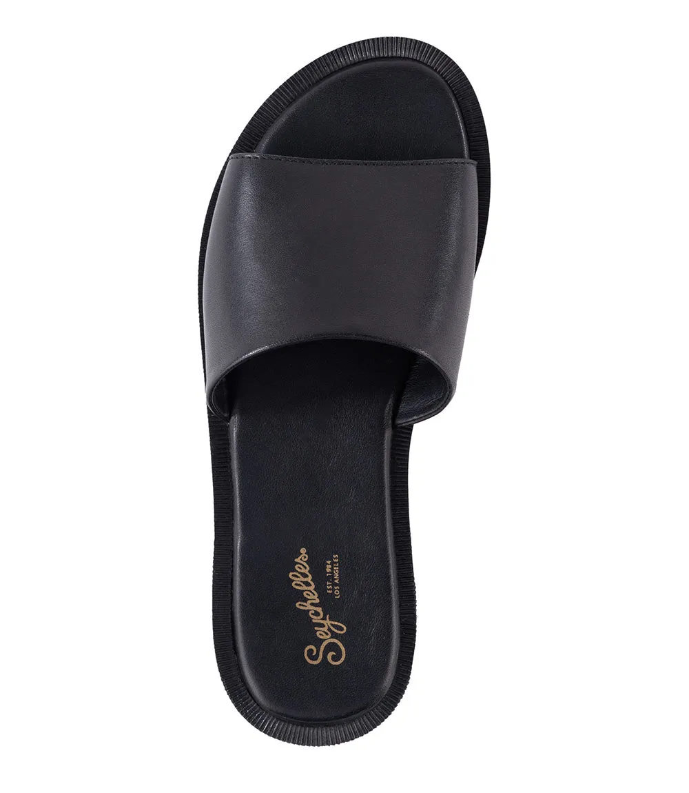 Leather Slide Sandals