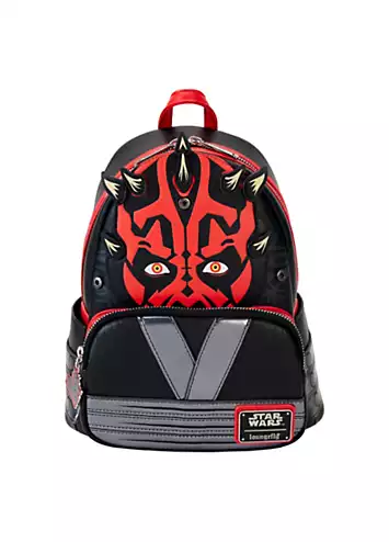 Loungefly Star Wars Phantom Menace 25th Darth Maul Detachable Hood Cosplay Mini Backpack | Kaleidoscope