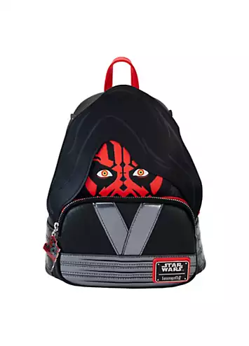 Loungefly Star Wars Phantom Menace 25th Darth Maul Detachable Hood Cosplay Mini Backpack | Kaleidoscope