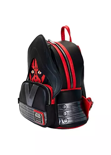 Loungefly Star Wars Phantom Menace 25th Darth Maul Detachable Hood Cosplay Mini Backpack | Kaleidoscope