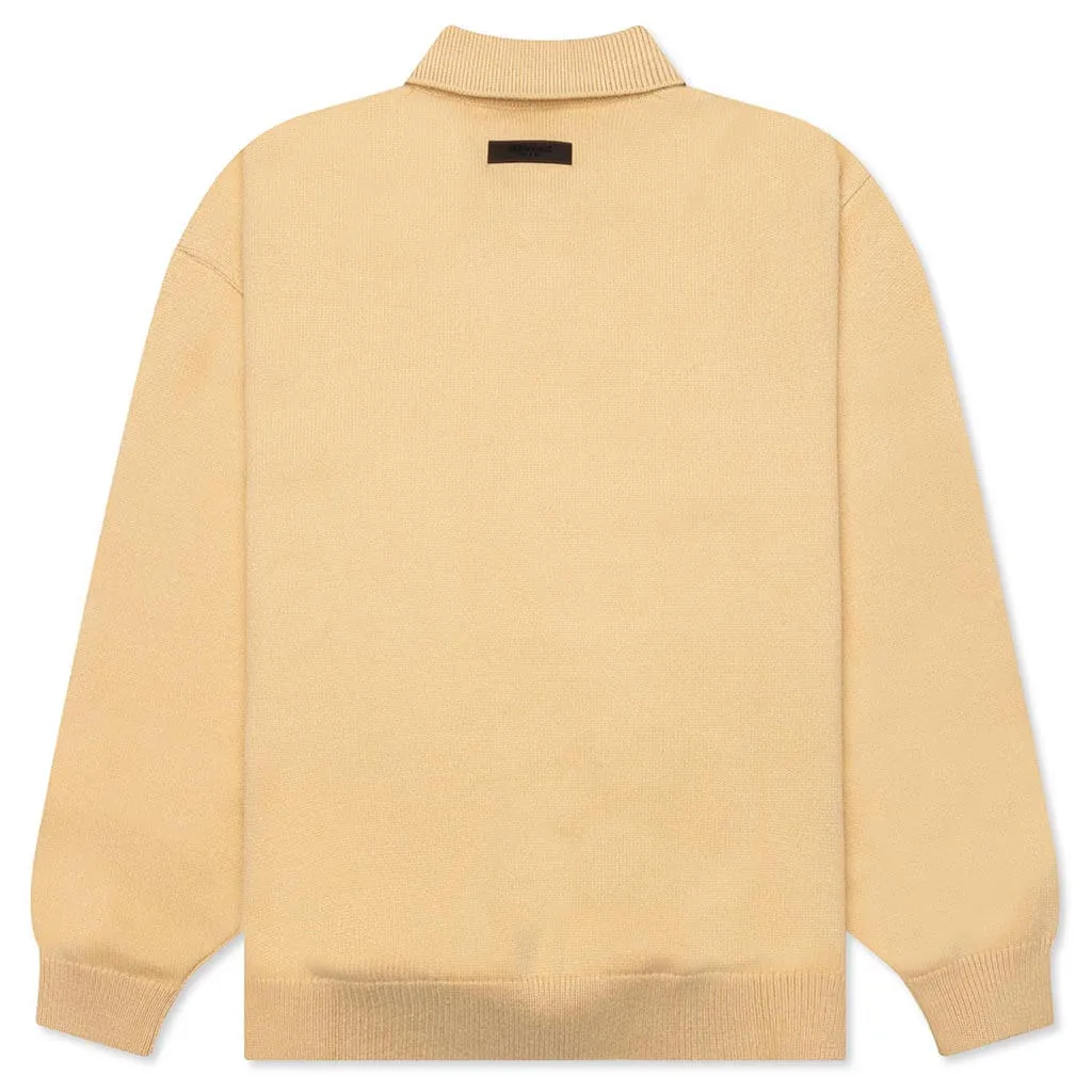 L/S Polo - Sand