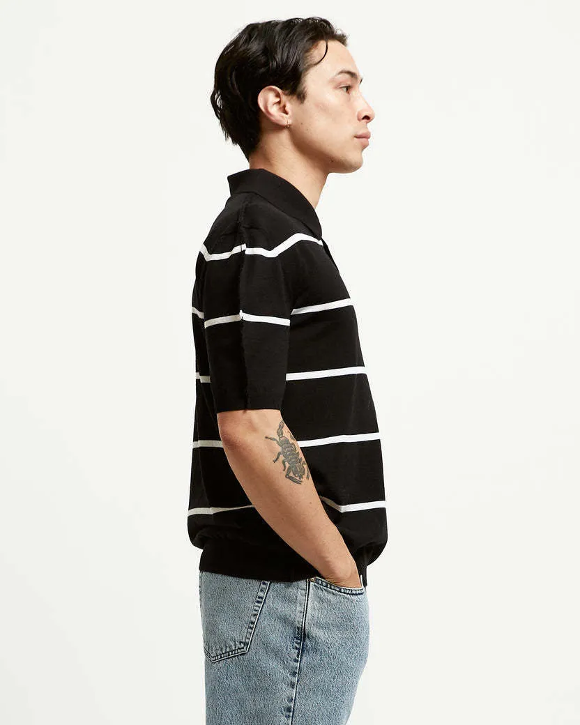 MARNI  |Stripes Wool Short Sleeves Logo Designers