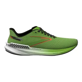 Men's Brooks Hyperion GTS, Green Gecko/Red Orange/White, 11.5 D