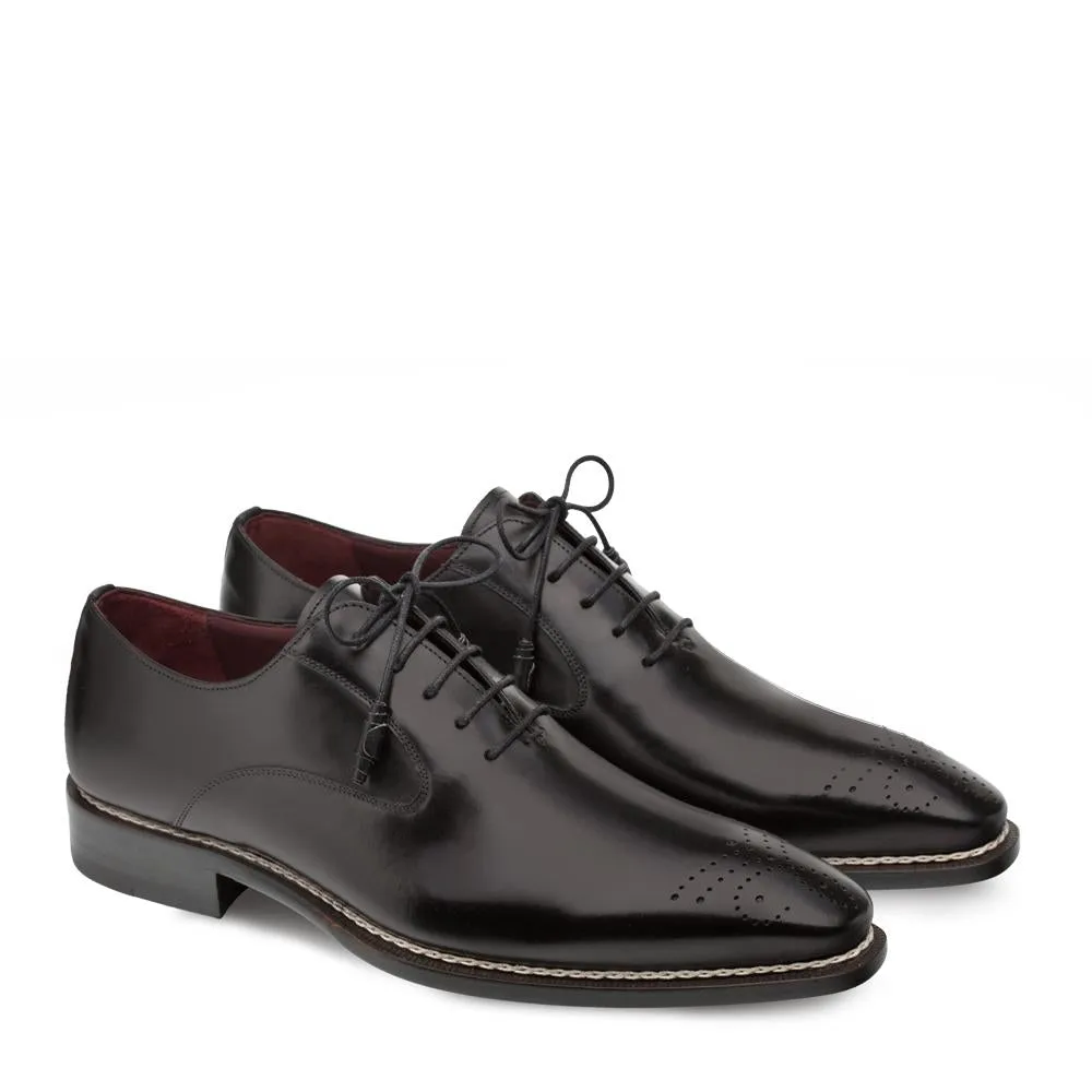 Mezlan 9641 Gavino Men's Shoes Black Calf-Skin Leather Oxfords (MZ3245)