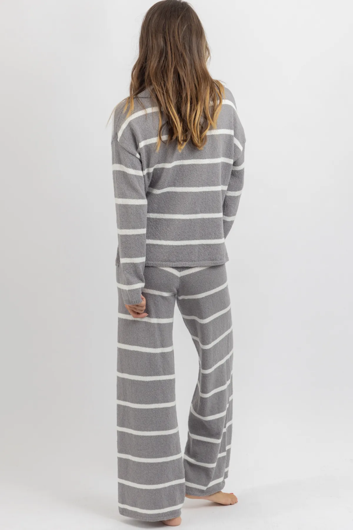 MIA STRIPED PANT SET