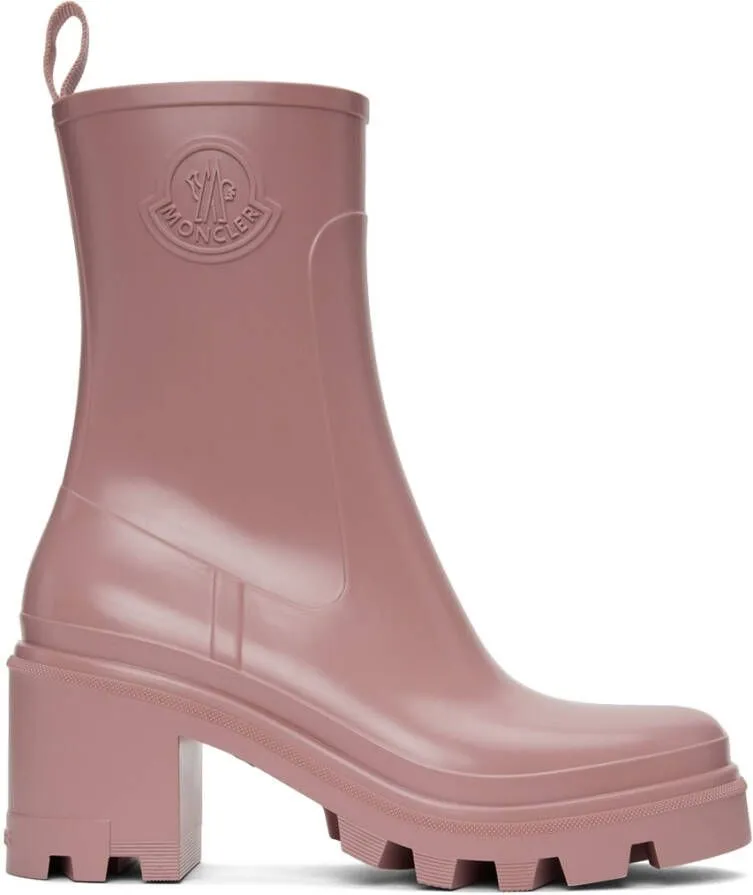 Moncler Pink Loftgrip Boots