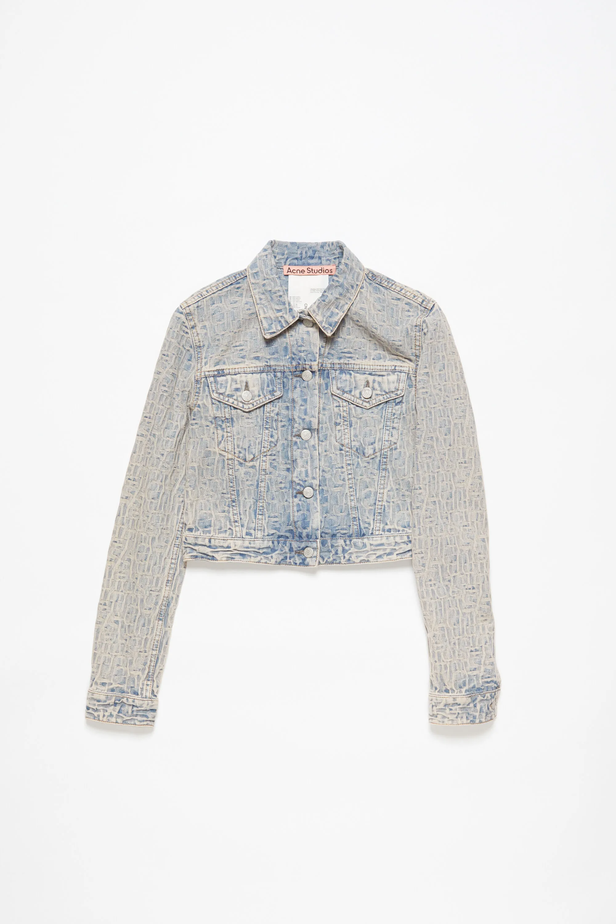 Monogram denim jacket - Fitted fit