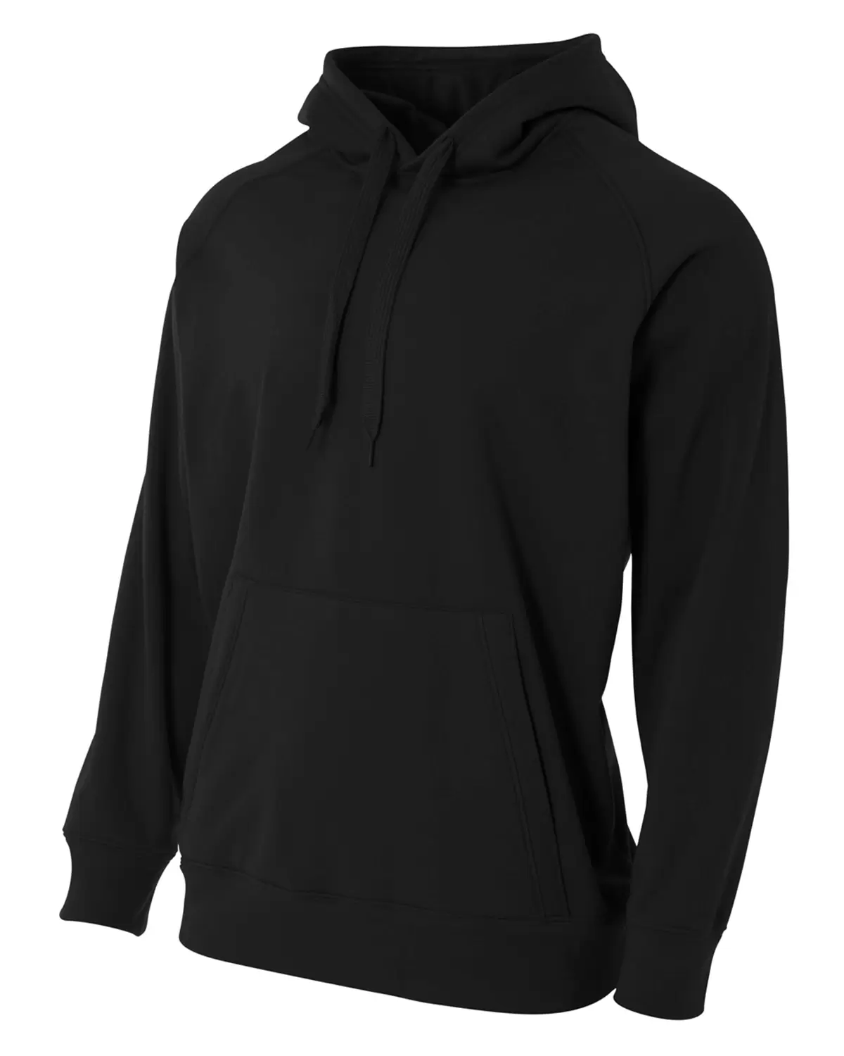 N4237 A4 Drop Ship Men's Solid Tech Fleece Hoodie SKU: N4237