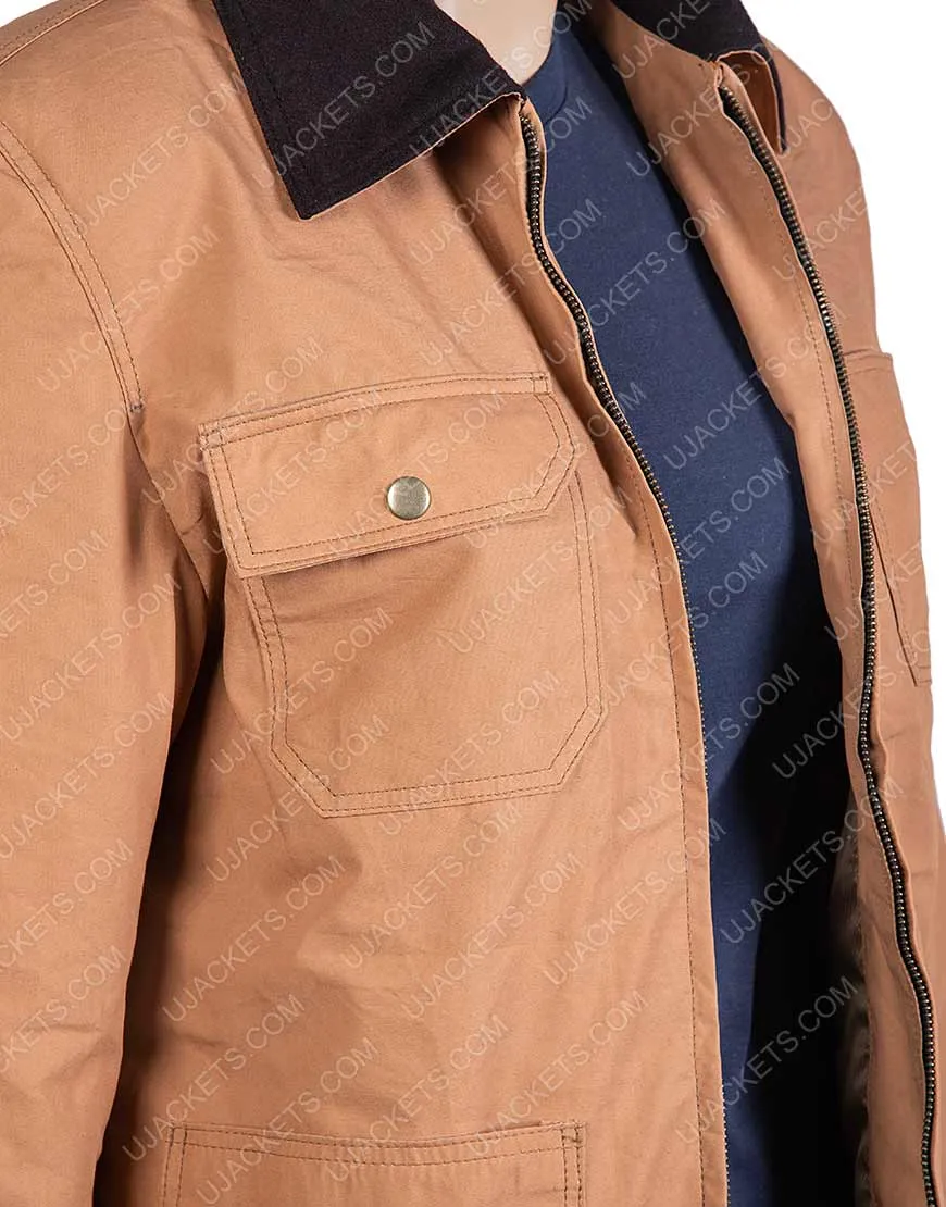 Orange Is The New Black Jacket - Brown Cotton Field Jacket For Men