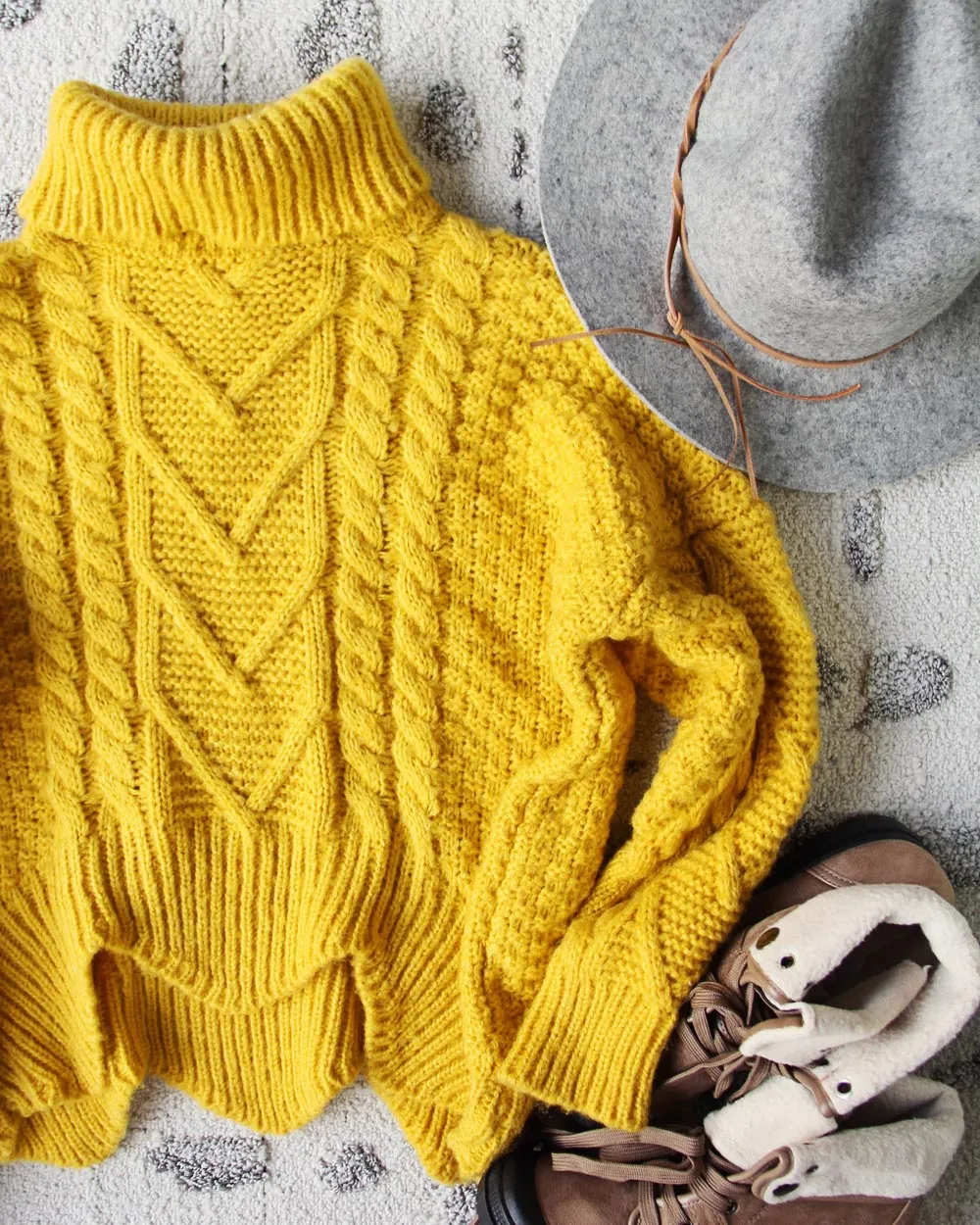 Paige Sweet Sweater in Mustard