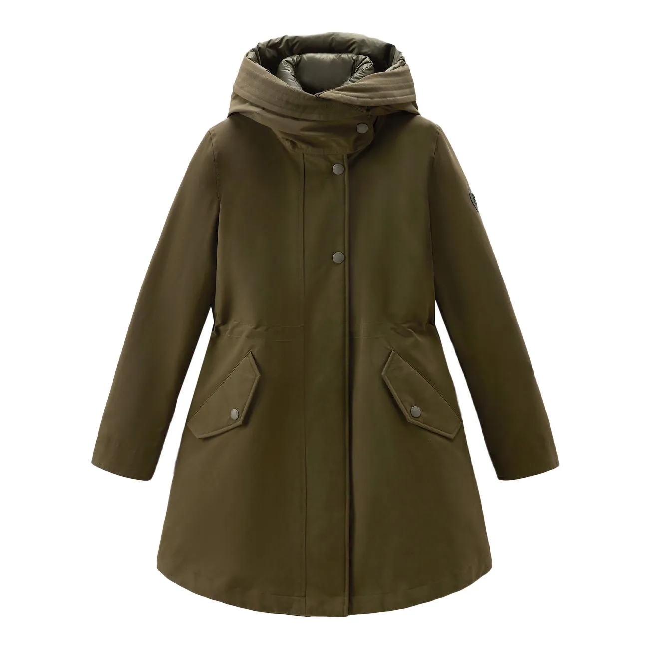 PARKA LONG MILITARY 3IN1 Donna Dark Green