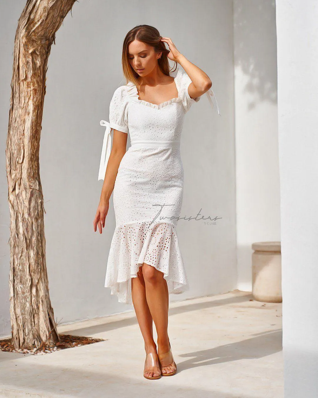 Parker Dress - White