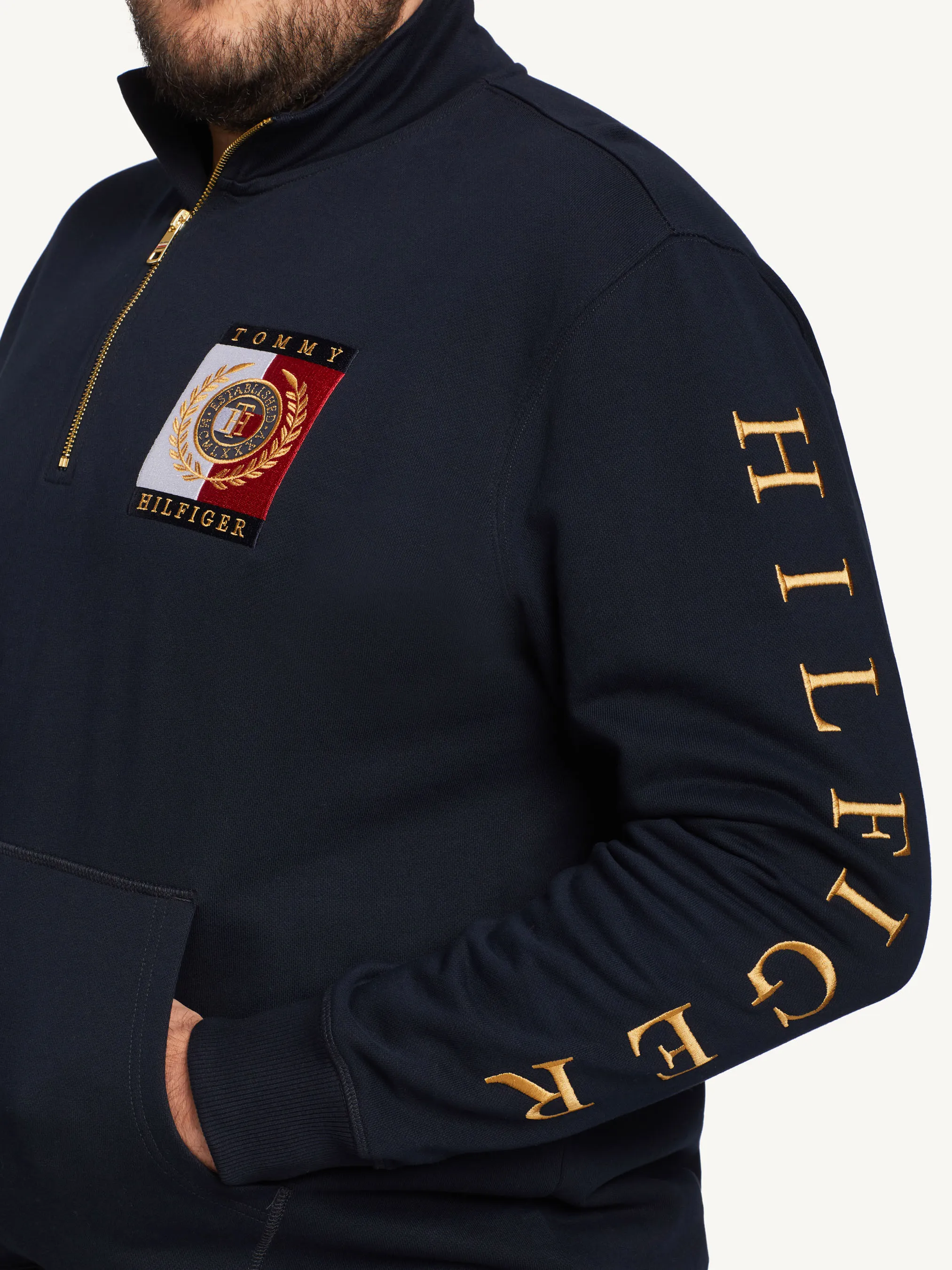 Plus Icons Logo Half-Zip | Sweatshirts & Hoodies | Tommy Hilfiger