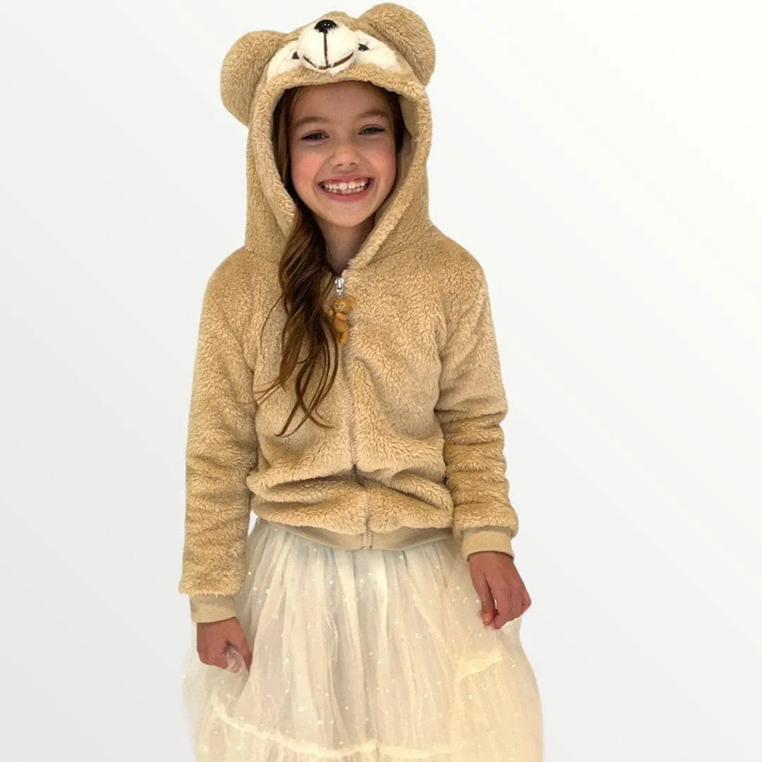 Plush Brown Bear Jacket