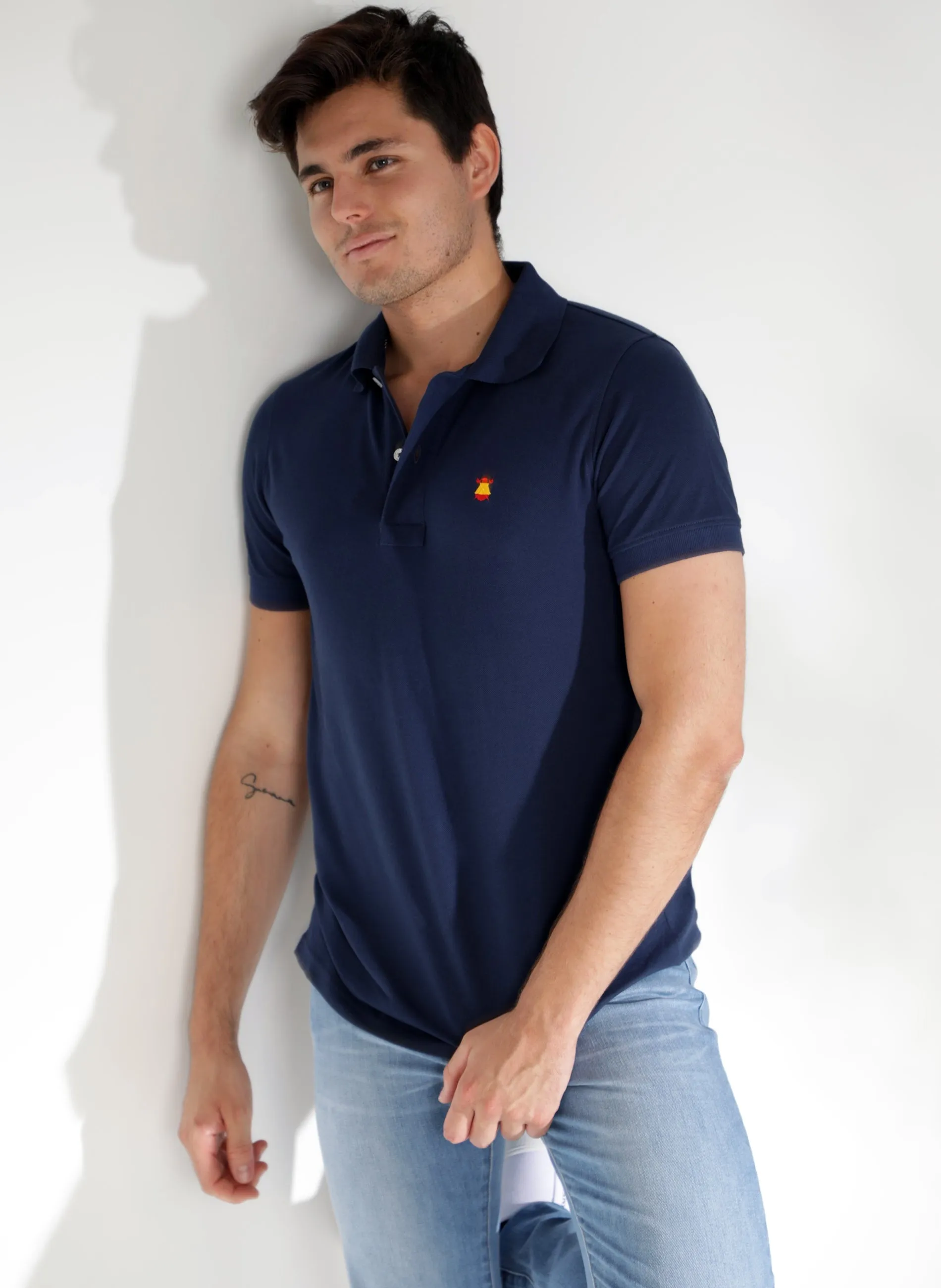 Polo Classic Azul Espaa Hombre