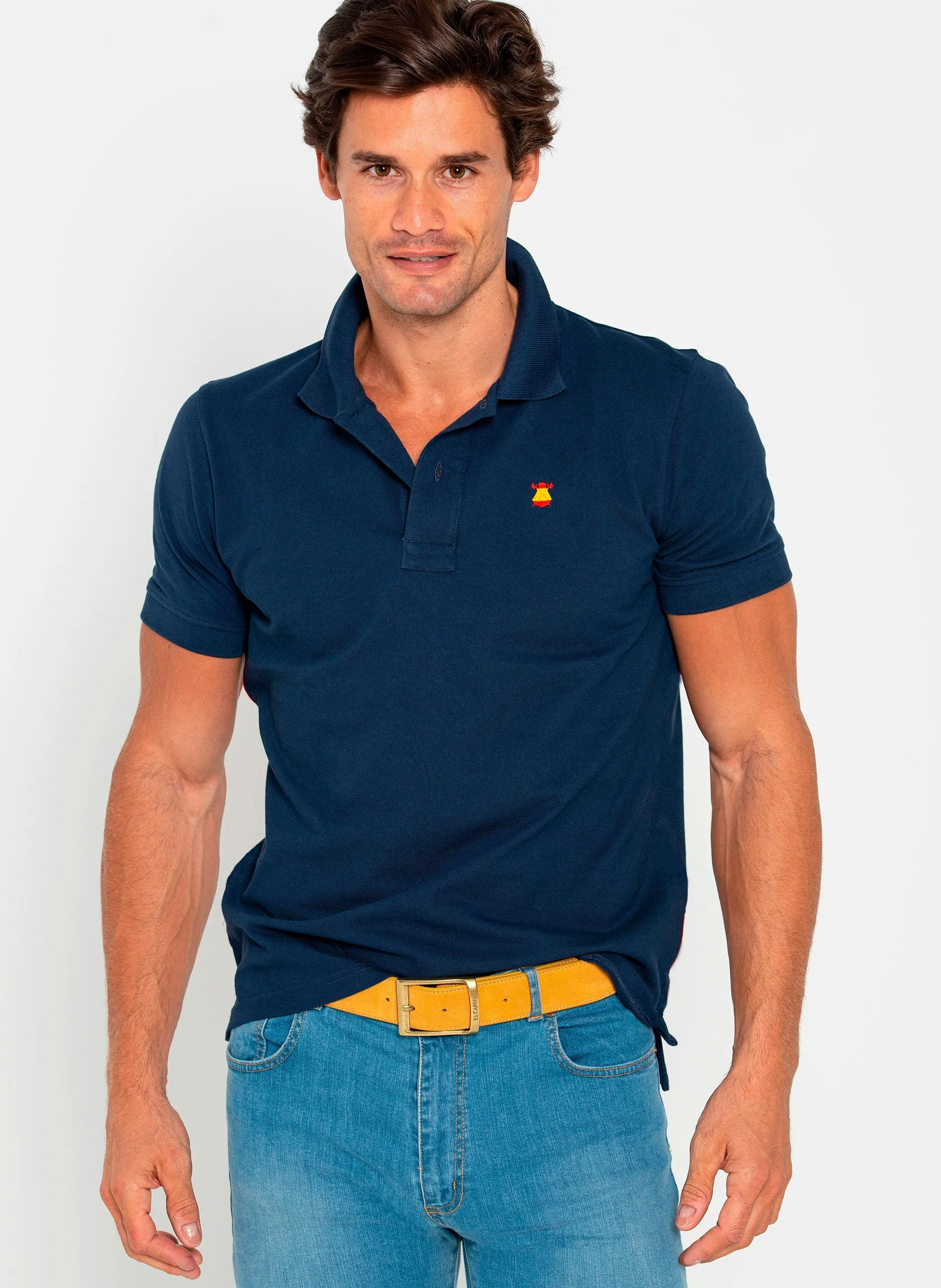 Polo Classic Azul Espaa Hombre