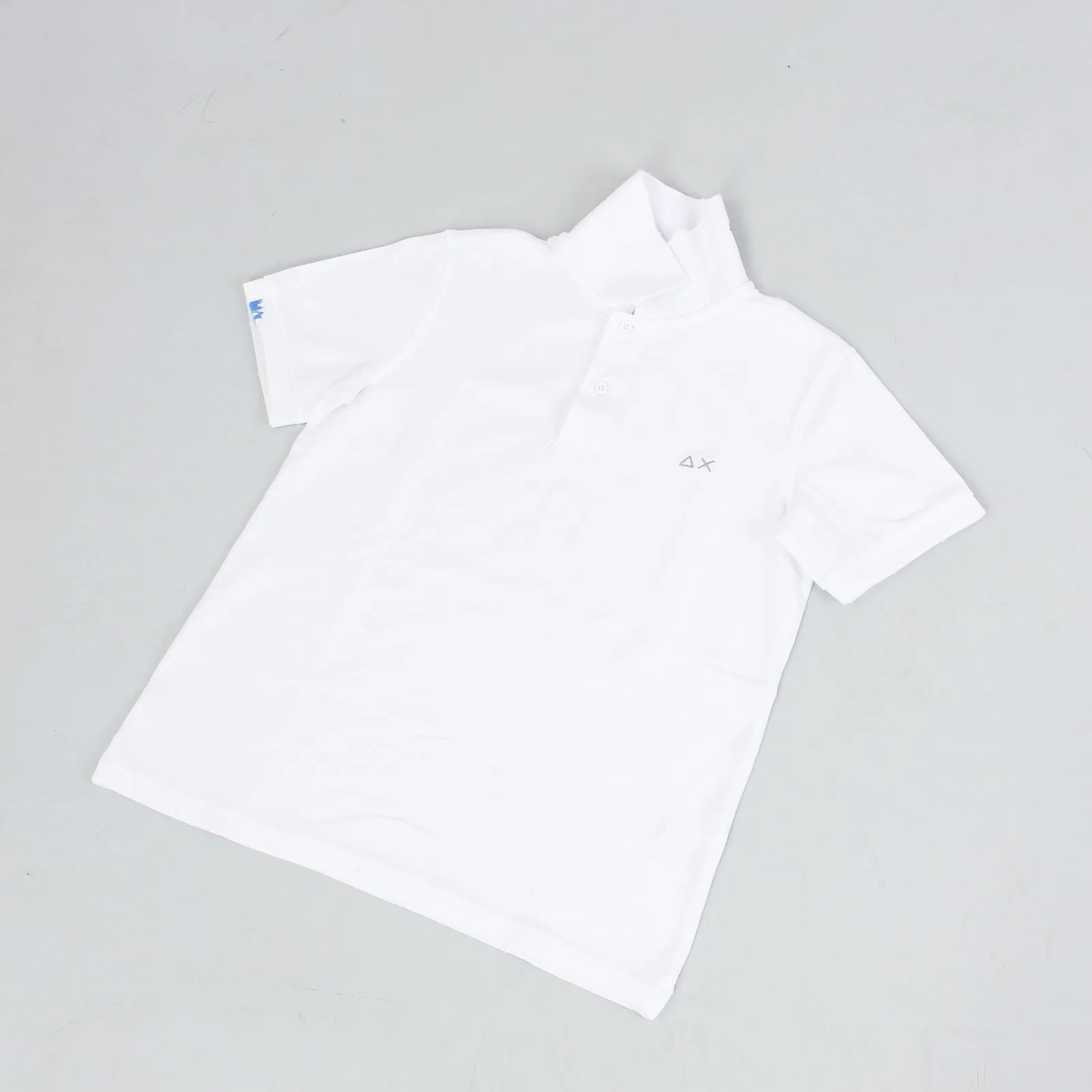 Polo Vintage Scritta Bianco