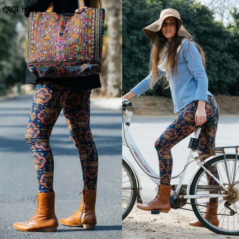 Printed Leggings Women Autumn Casual Pants Slim Fitness Workout Leggings Women Ropa Deportiva Mujer#B11 SM6